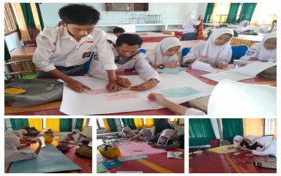 Kelas X Fase E SMP Negeri 39 Jakarta melaksanakan P5 Kurikulum Merdeka dengan tema: Kearifan Lokal